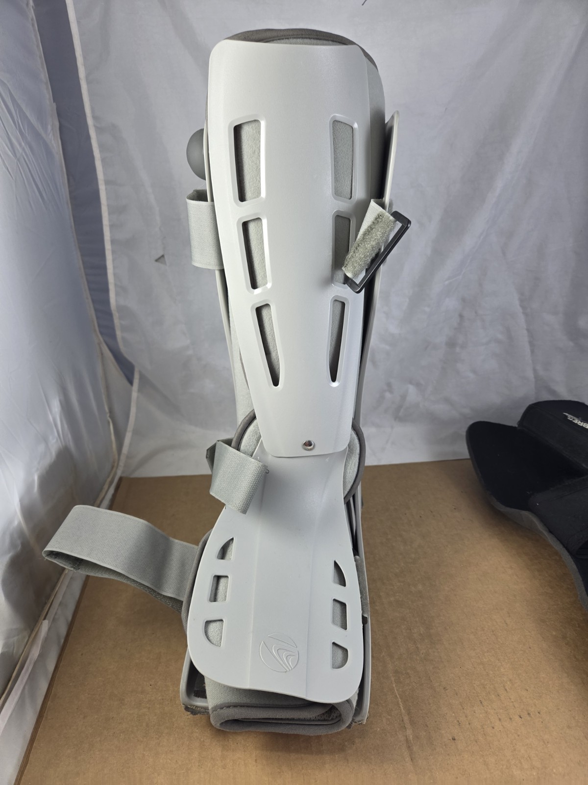 Breg BL514007 Genesis 4 Strap Tall Walker Walking Boot Gray Size Large