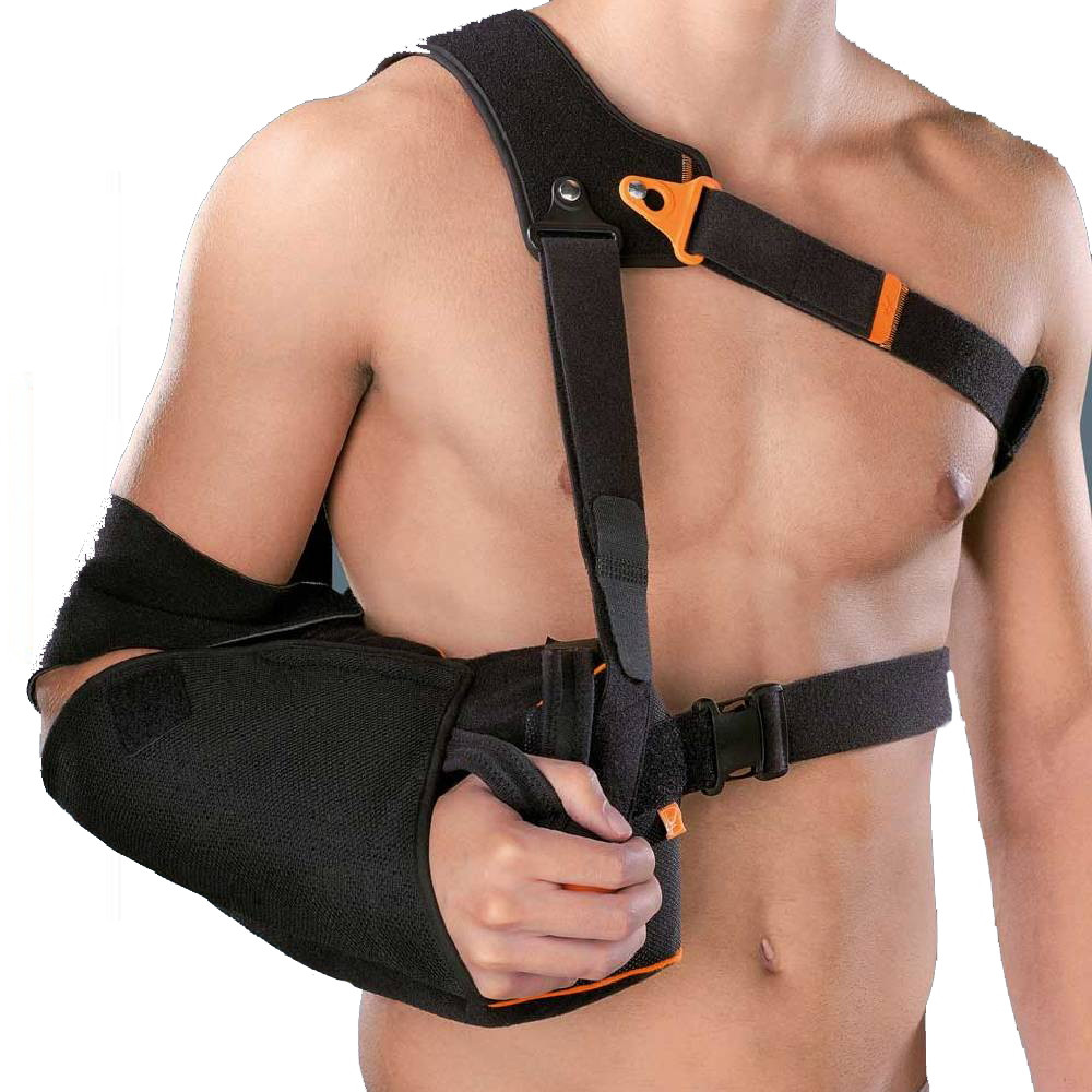 Ro+Ten Omoplus 2.0 Right Abduction 10 Degree Immobilizer Shoulder Brace Black