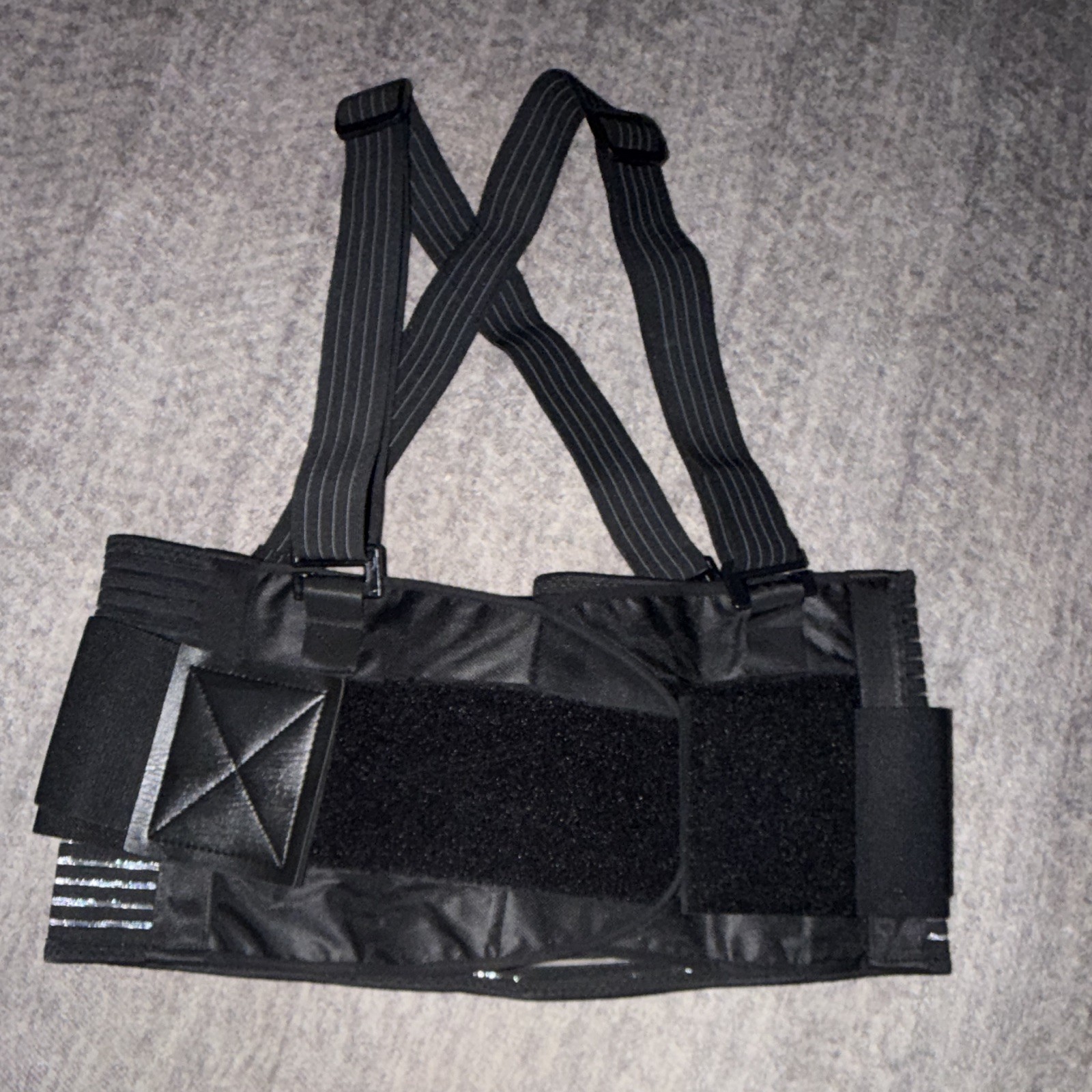 Back Brace with Suspenders for Work Industrial Lifting Safety Elastic L