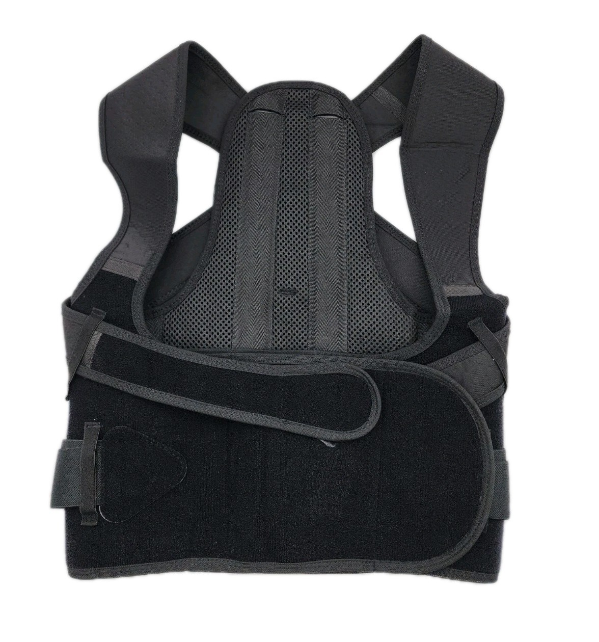 Vicorrect Unisex Small Black Adjustable Posture Corrector And Back Brace Belt