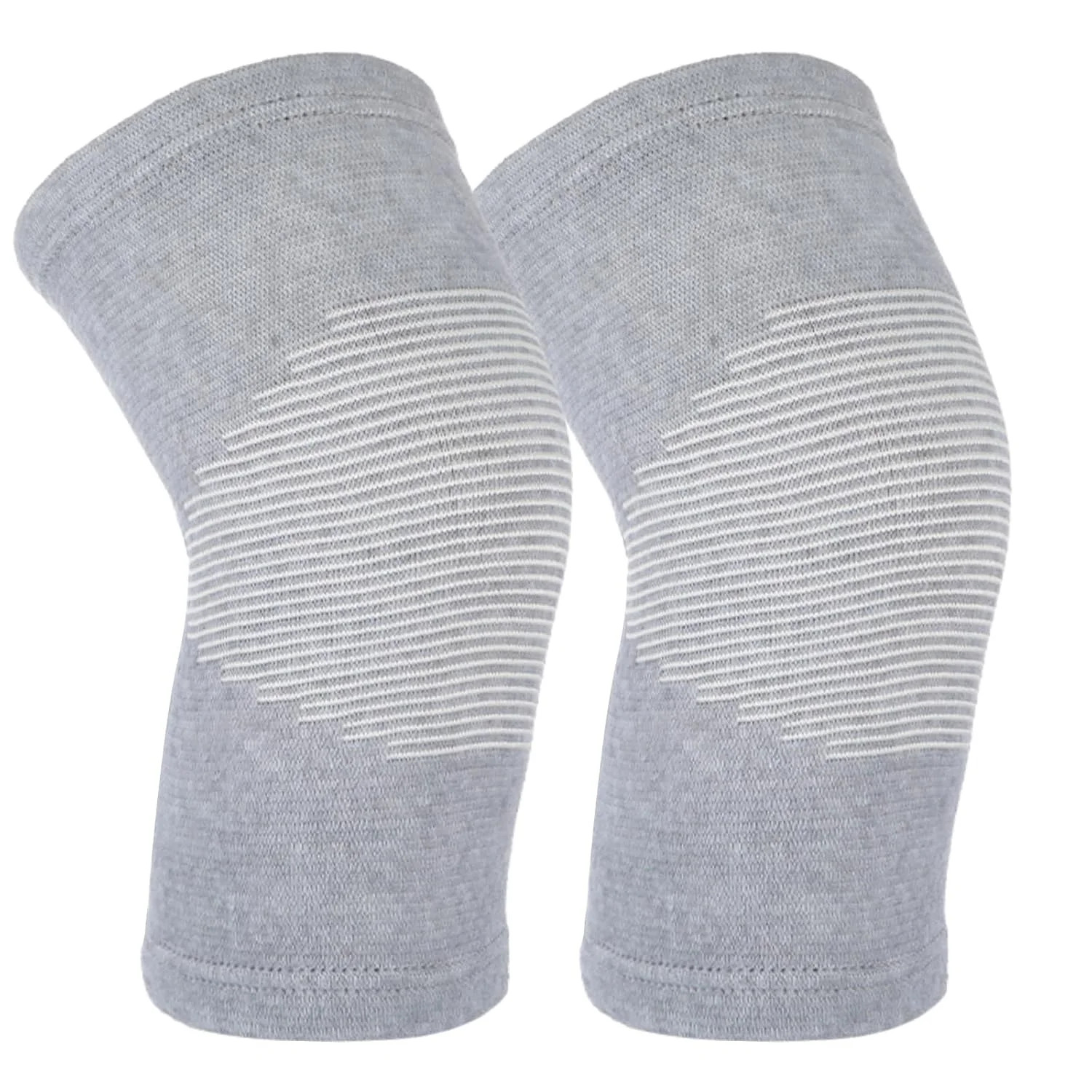 Bamboo Knee Sleeve, Breathable Compress Bamboo Knee Sleeves Elastic Warm Knees B
