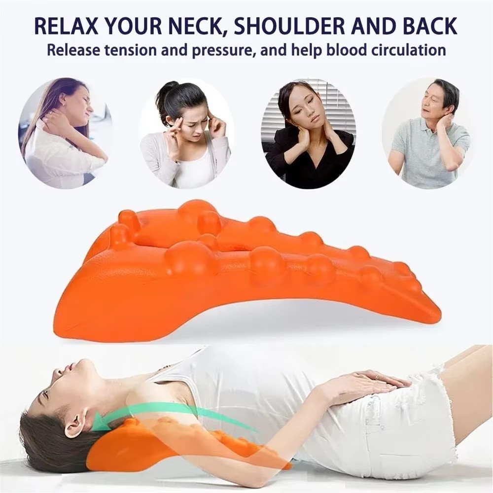 Cervical Traction Device Neck Shoulder Stretcher for Pain Relief Massage