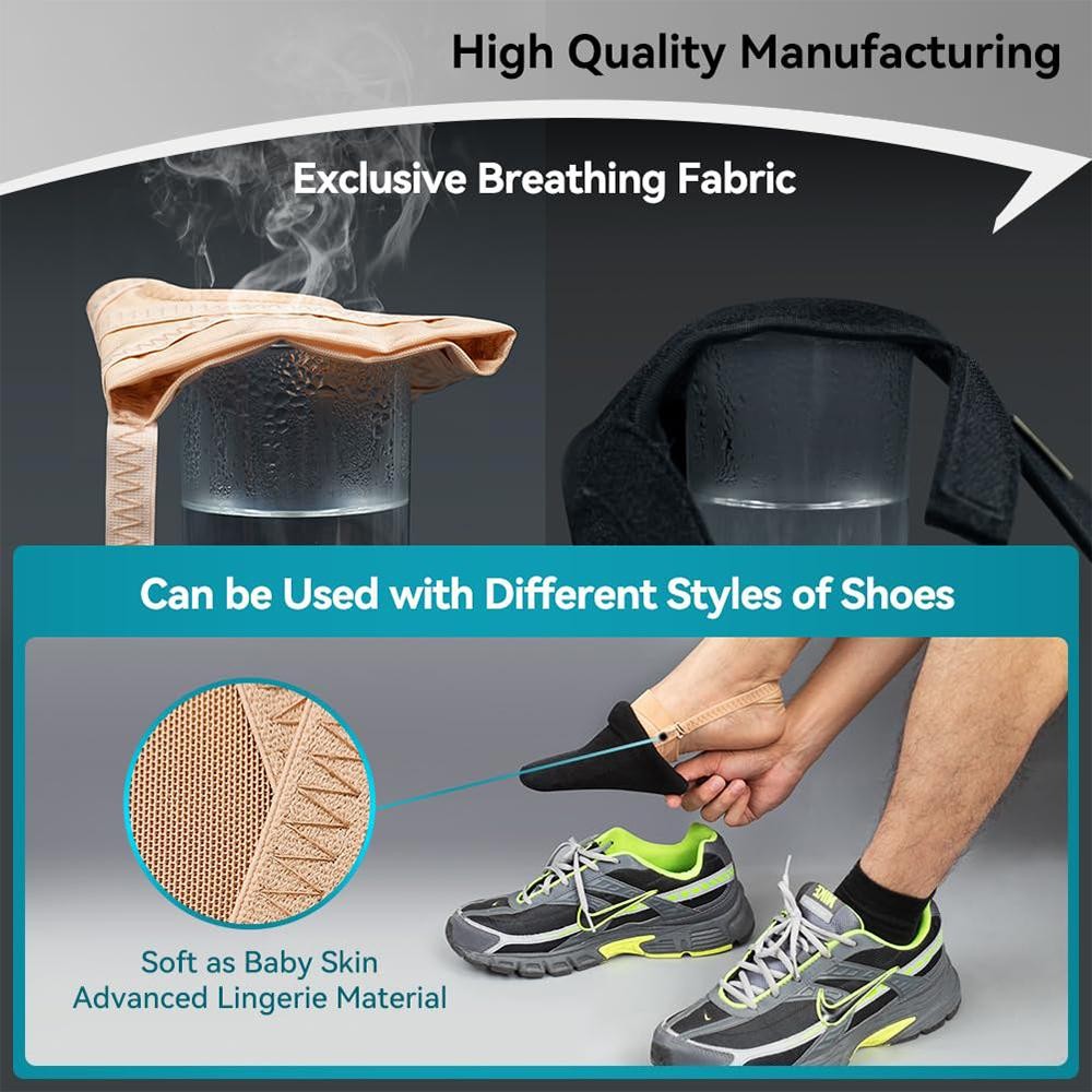 Fabric Bunion Corrector Sleeve – Breathable Adjustable Hallux Valgus Toe Separat