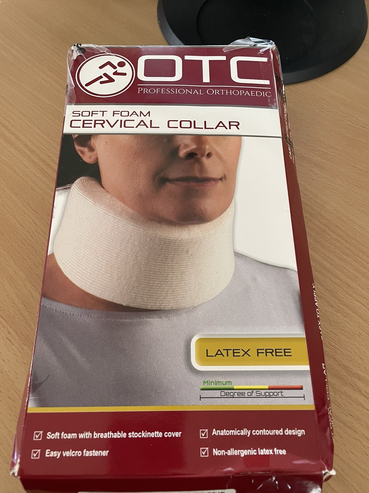 otc professional orthopaedic soft foam cervical collar 2394/A-M USED