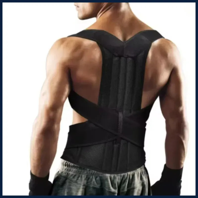 Reinforced Belt Lumbar Column Posture Corrector Vest Adjustable Back Support