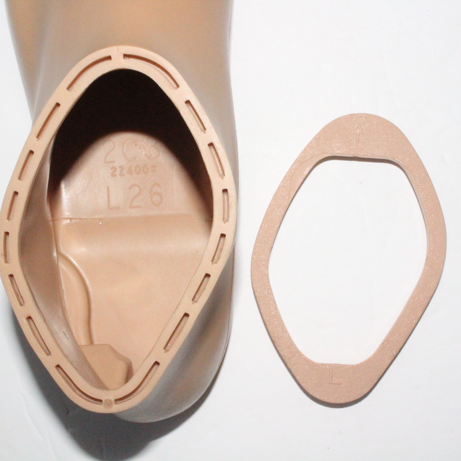 Ottobock Trias Prosthetics Foot Shell w/ Collar 2C3-L26/4~ Sz 26 LEFT Beige