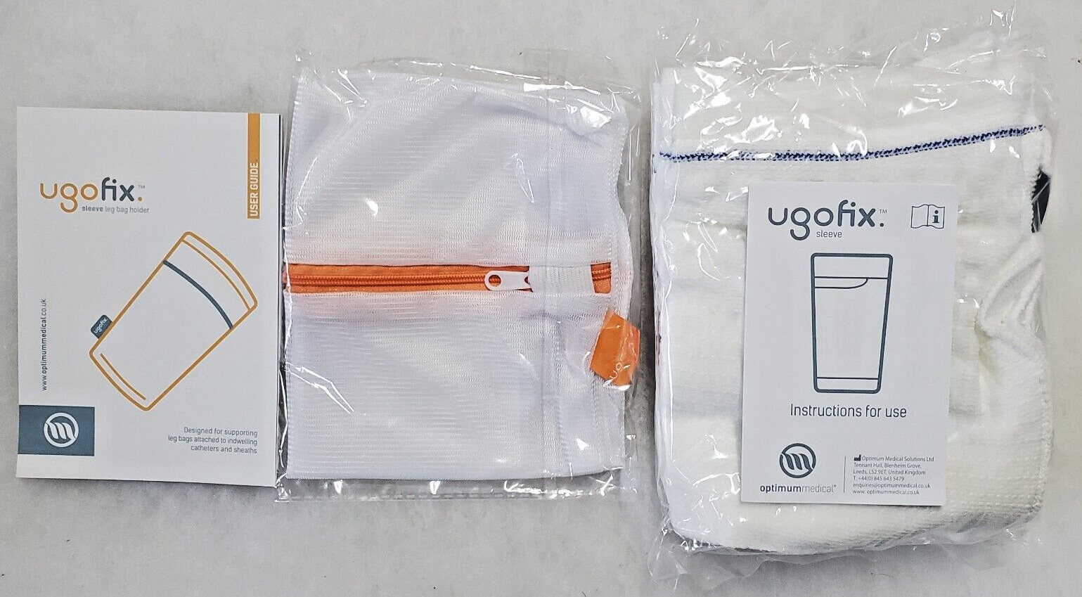 Ugofix Sleeve Optimum Medical Pack of 4 Sleeves Leg Bag – Medium 36-55cm REF3006
