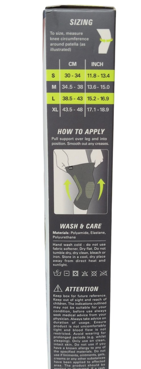 Neo G Active Knee Support Size Medium -Mild Support Level For Left Or Right Knee