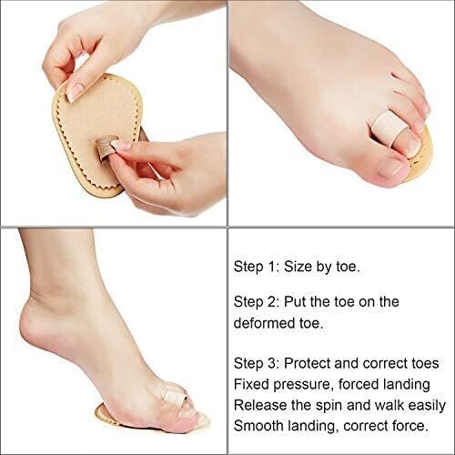 Budin Splint Toe Straightener Pair – Hammer Toe Corrector Women & Men – Relief!