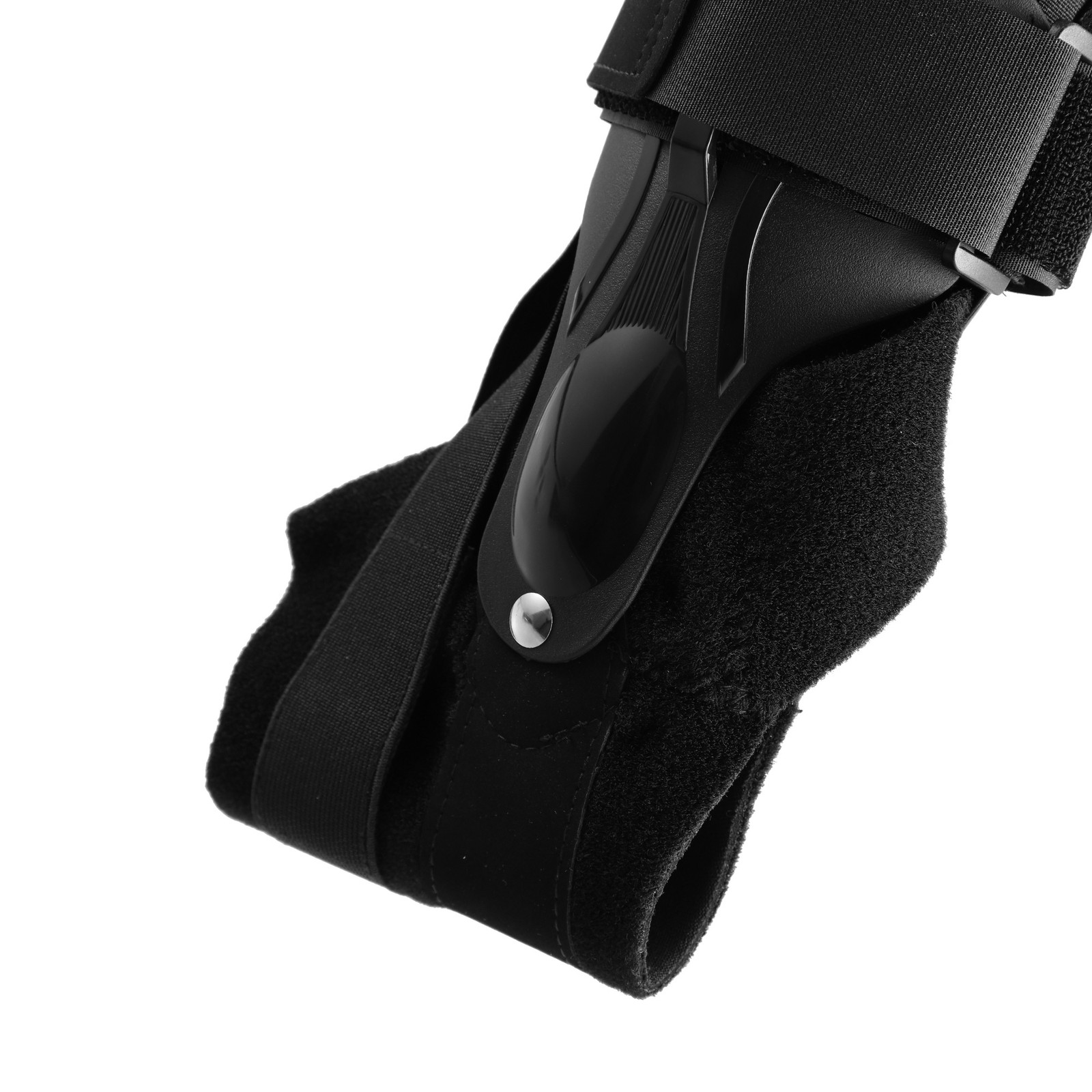 Ankle Support Elastic Brace Compression Sport Sleeve Black M Size