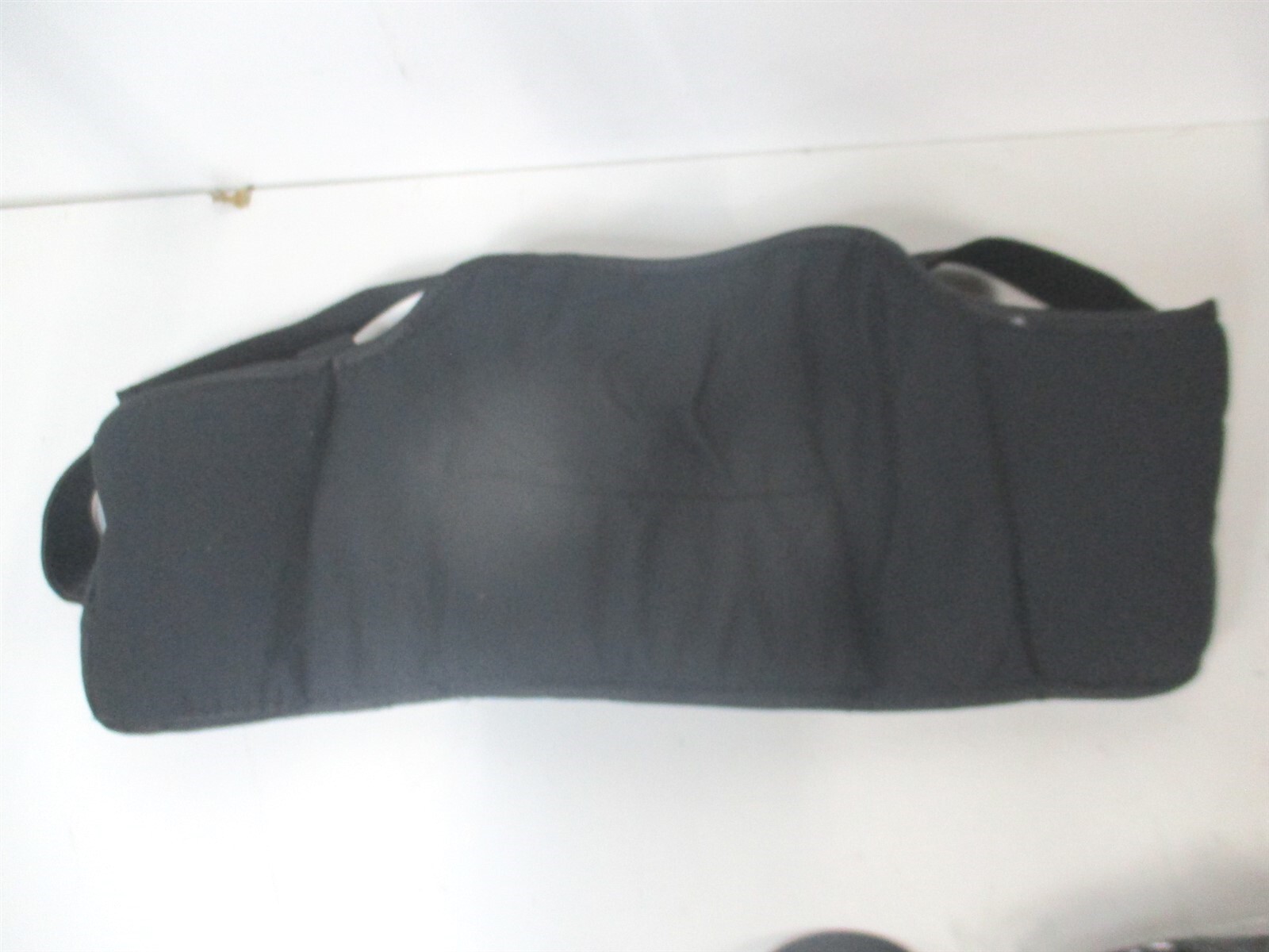 Black Portable Adjustable Neck Traction for Neck Pain with Eye Cover