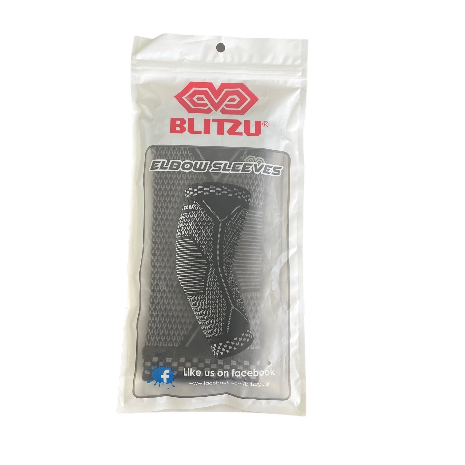 Blitzu Elbow Brace Compression Arm Sleeves Workout Gym Elastic Sup size small