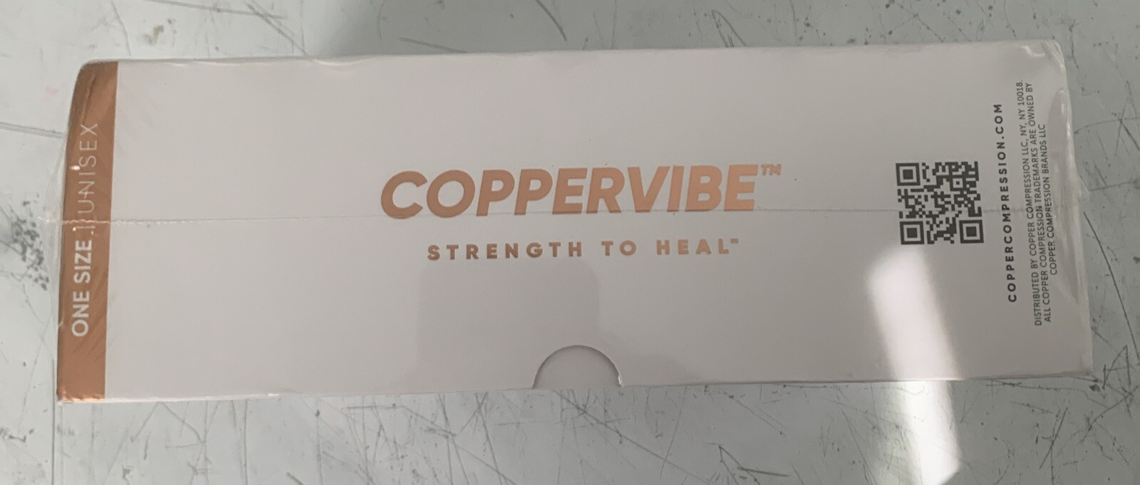 CopperVibe Vibration + Heat Therapy Knee/Elbow Brace Support One Size New Sealed
