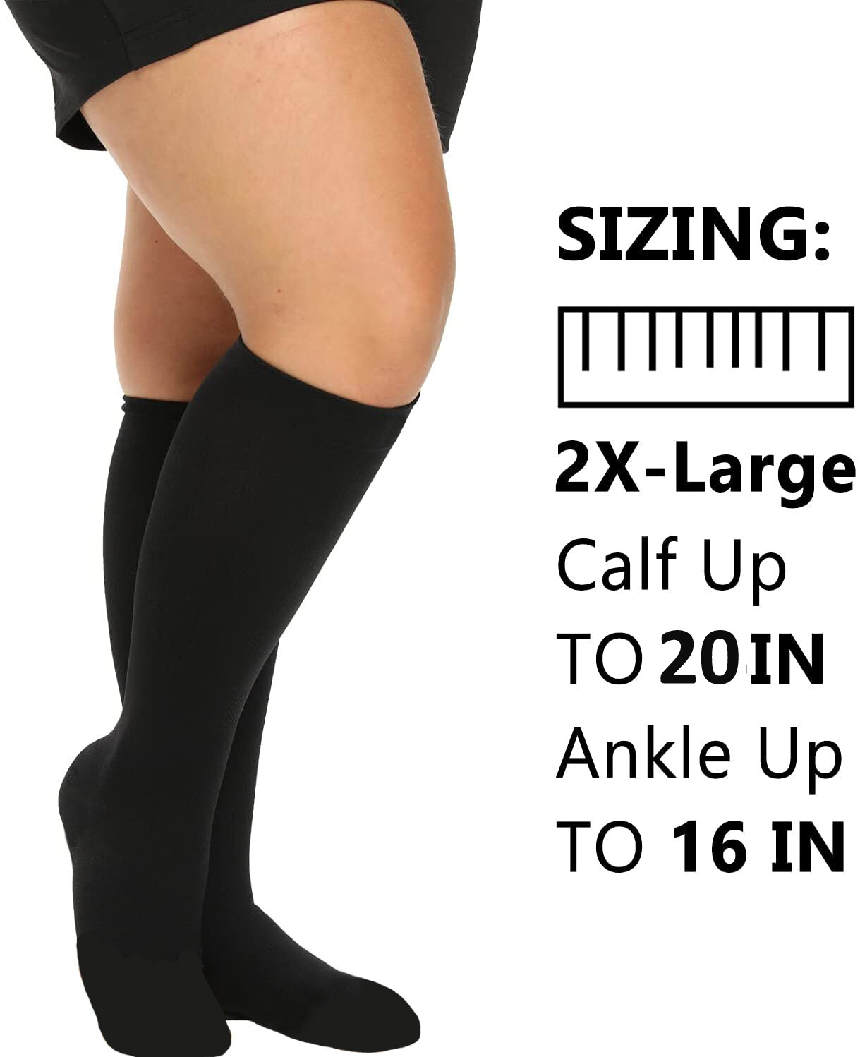 Medical Sport Compression Socks Nurse Socks for Edema Diabetic Varicose Veins