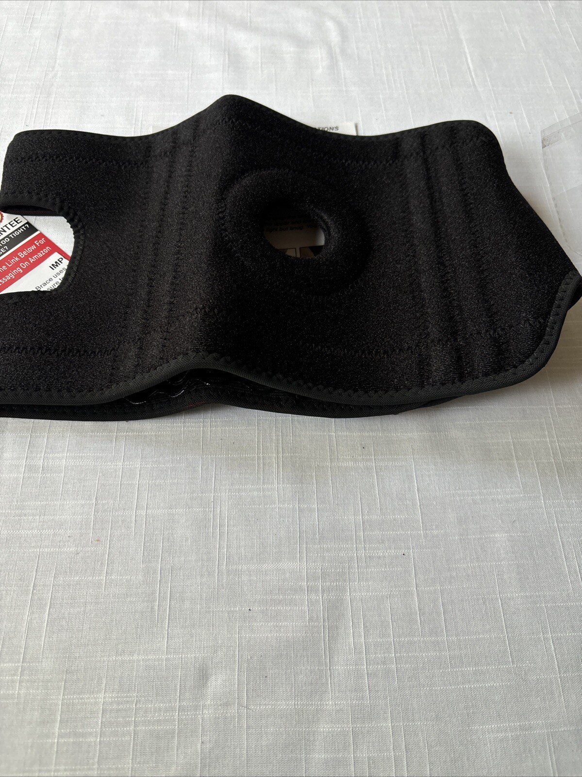 TechWare Pro Adjustable Knee Support X-Large Right Left Unisex Black Brace