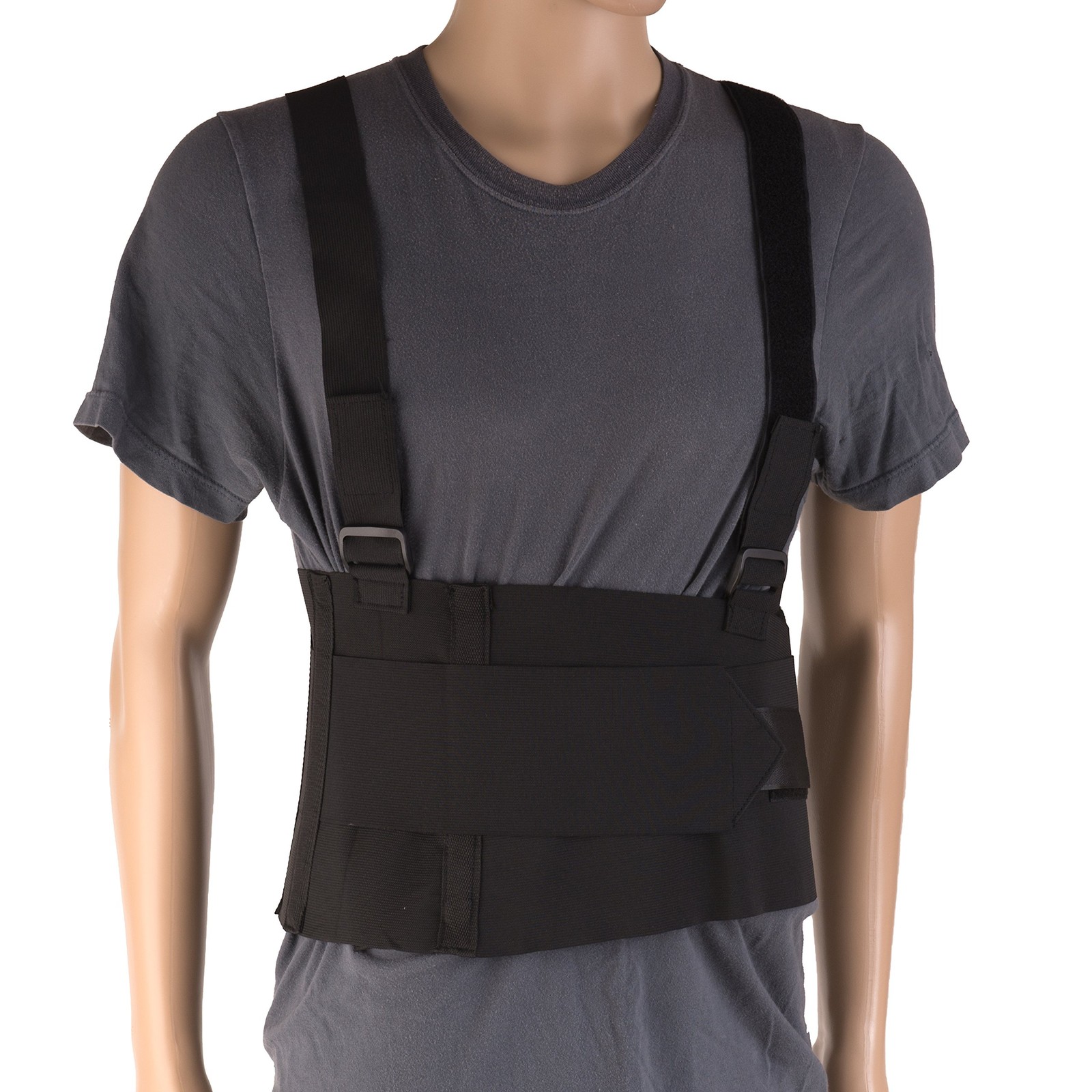 DMI Deluxe Work Belt Back Support Brace Lumbar Support with Adjustable, Removabl