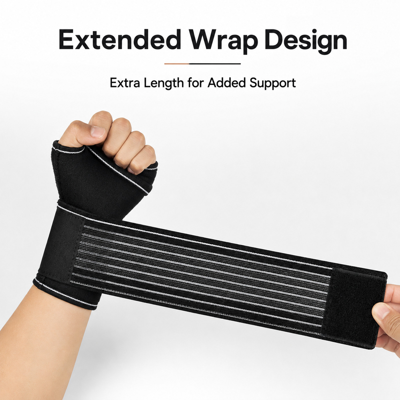 Premium Adjustable Palm & Wrist Support Compression Wrap Thumb Brace Sports Gym