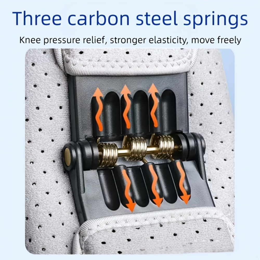 2pcs Spring Knee Brace Set, Stair Climbing Aid, Dual-Axis Joint Support System,