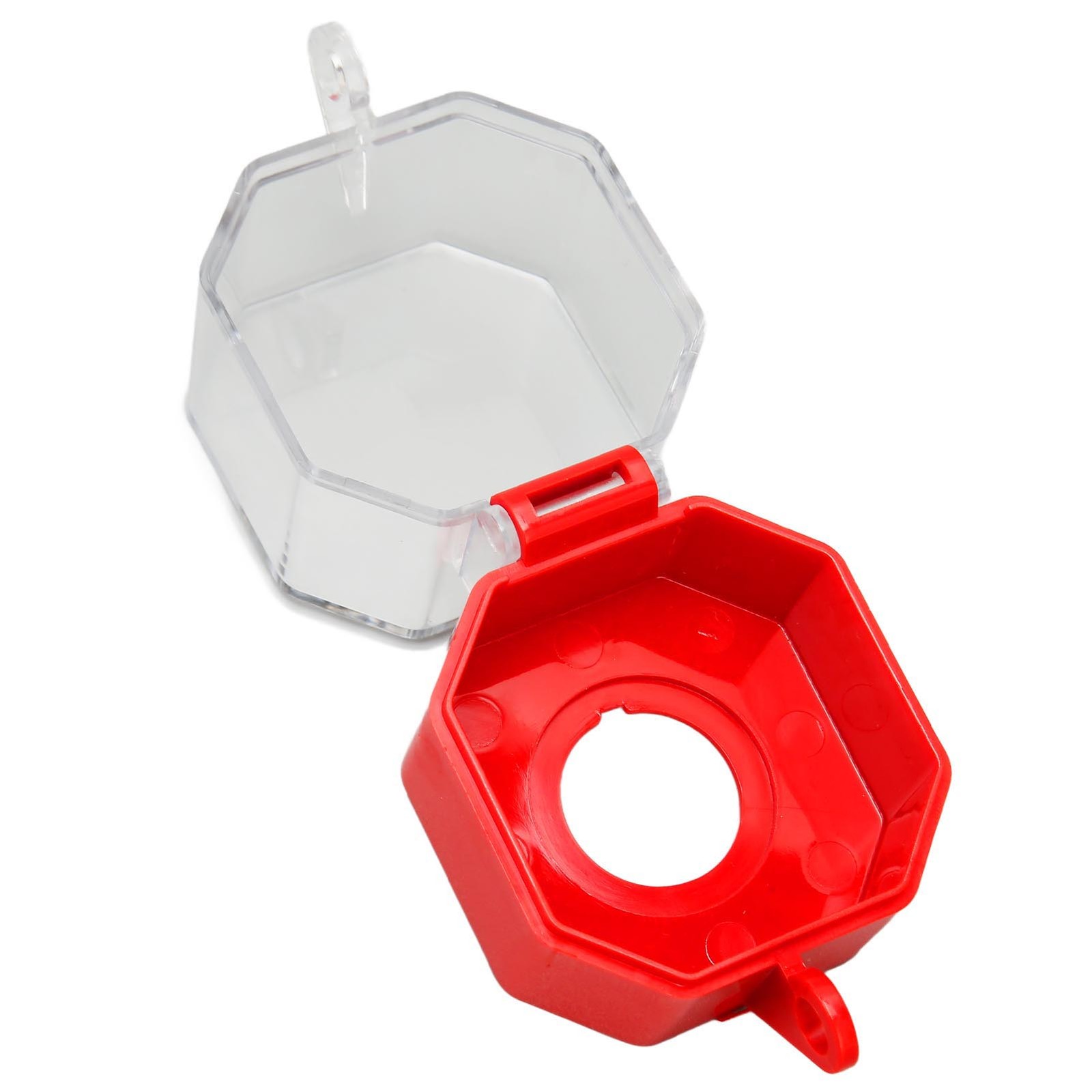 Emergency Stop Button Protective Cover Transparent Push Button Switch Lockout