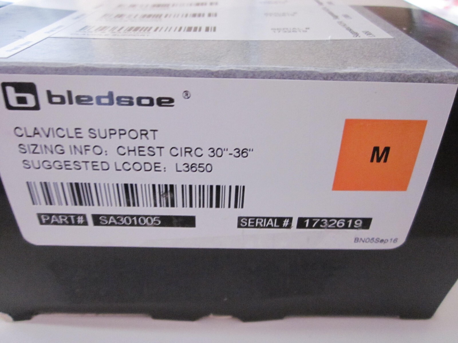Bledsoe Clavicle Support – Medium