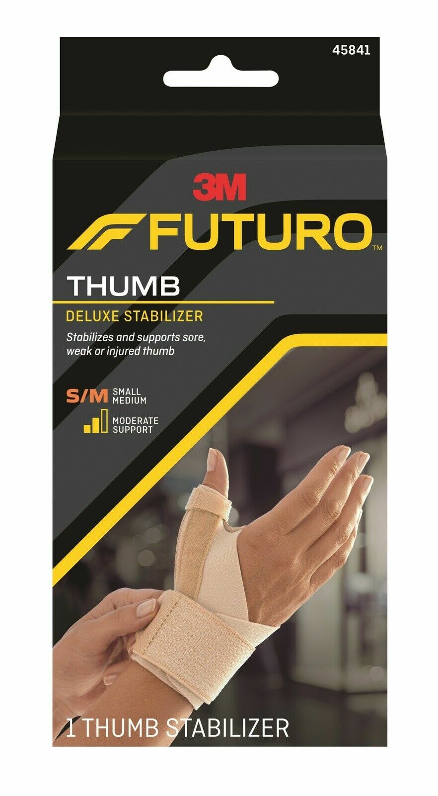 3M Futuro Thumb Deluxe Stabiliser Relieve Joint Pain BEIGE Small – Medium