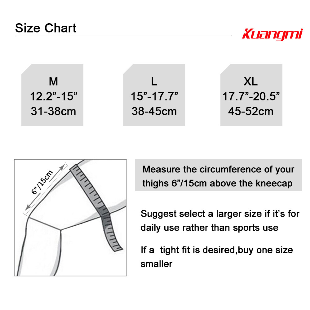 Kuangmi Knee Sleeve Copper Fiber Lap Brace Basketball Running Joint Pain Relief