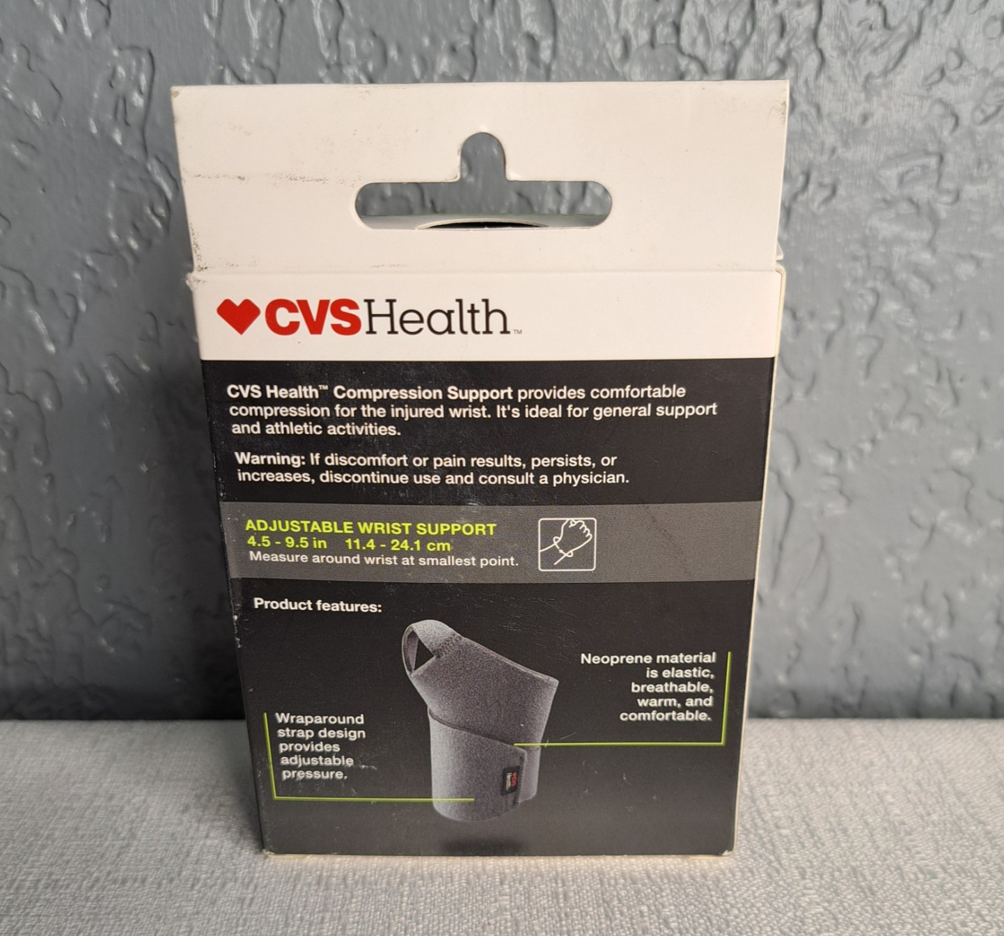 CVS Health Wrist Compression Support Moderate One Size