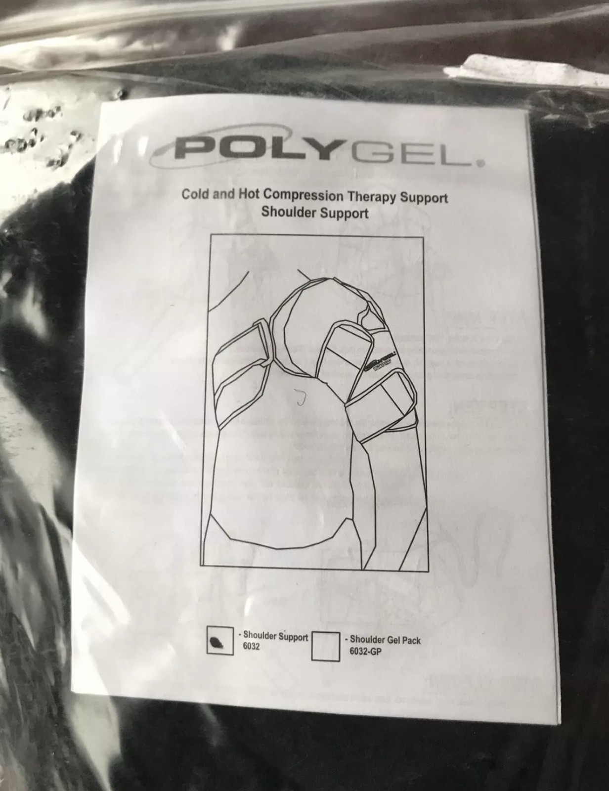 Polygel Cold & Hot Compression Therapy Shoulder Support Sports Injury Treatment