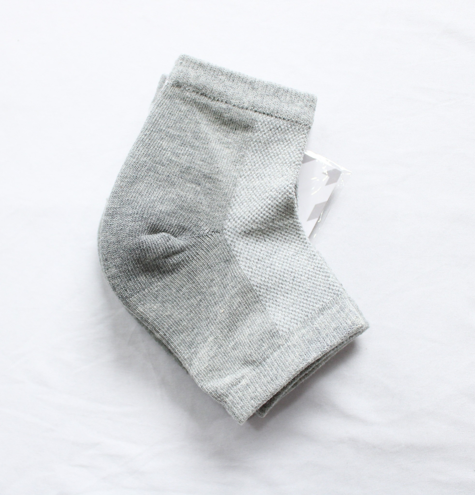 Gold Coast Spa Unisex 2-Pack Moisturizing Gel Heel Sleeves CA4 Grey One Size NWT