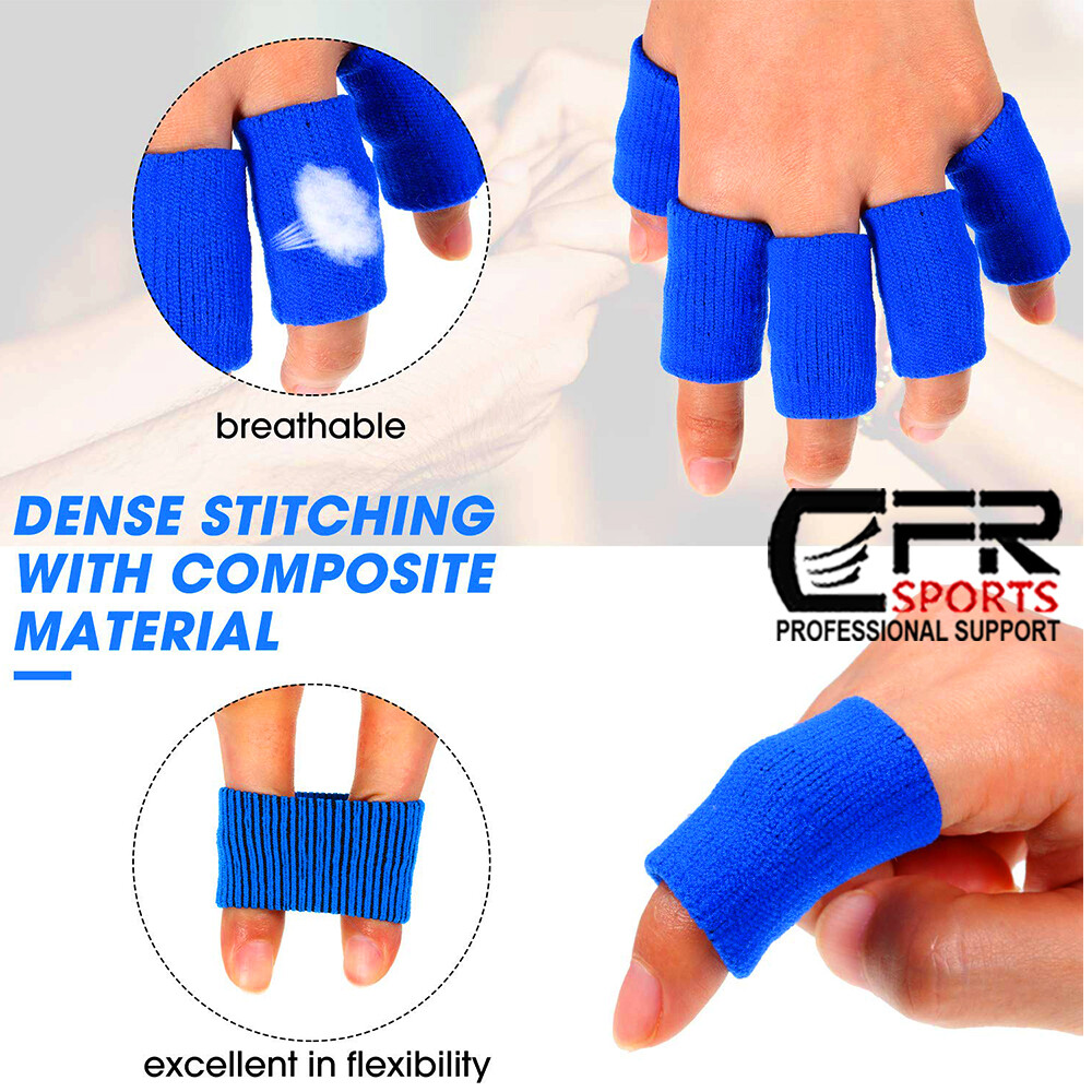 10pcs Finger SplintTrigger Finger Brace Sleeves Pain Relief Sport Injury Support
