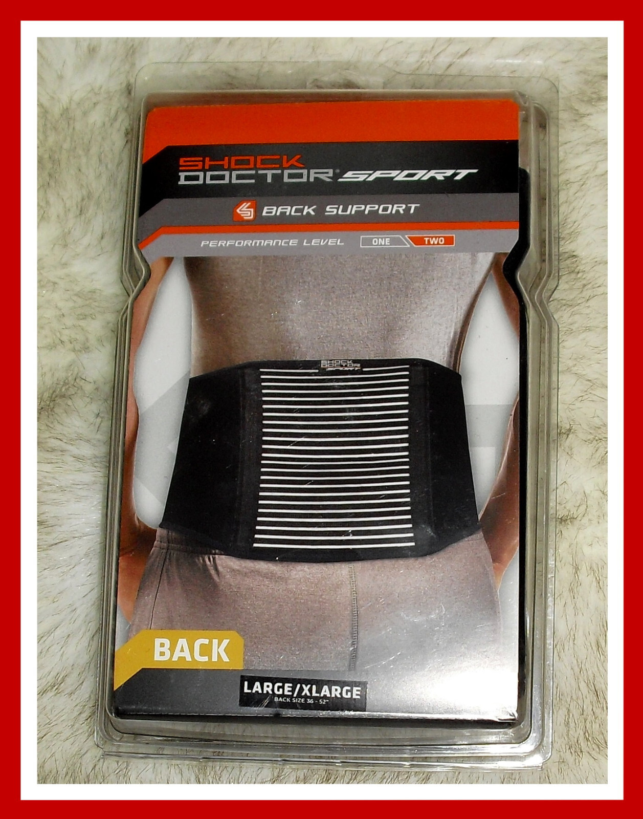 ONLY 1 LAST ONE ! Shock Doctor Sports Performance Back Support Black Size L/XL