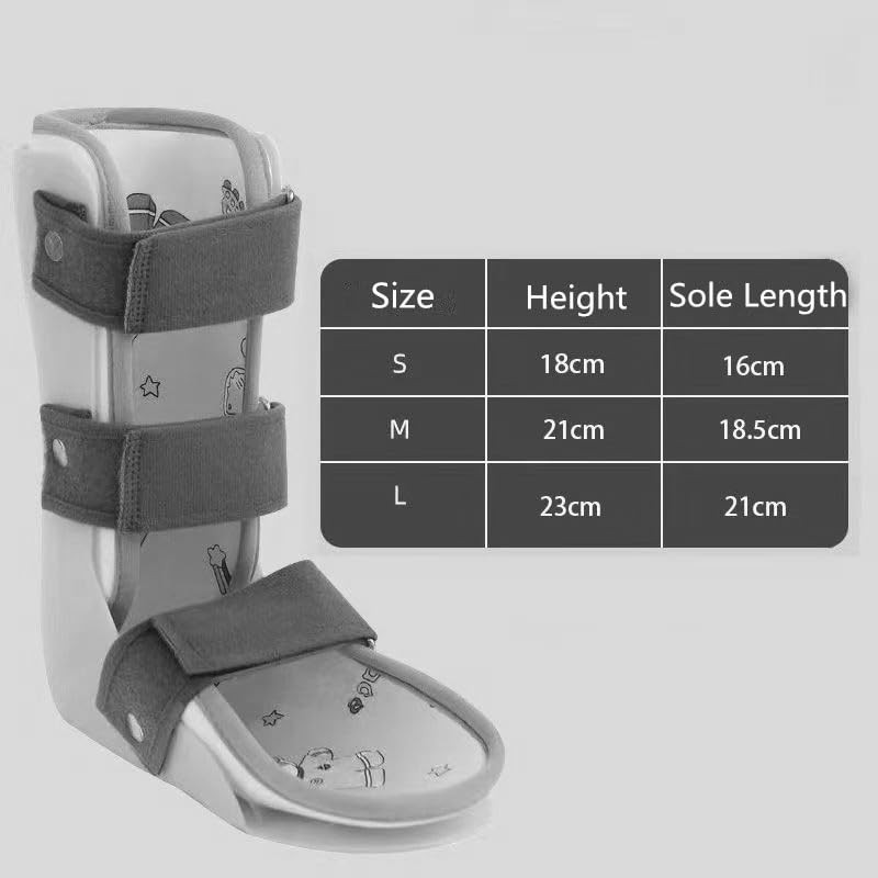 RousuMedi Pediatric AFO Kids Ankle Foot Brace Drop Foot Splint Left Foot Small