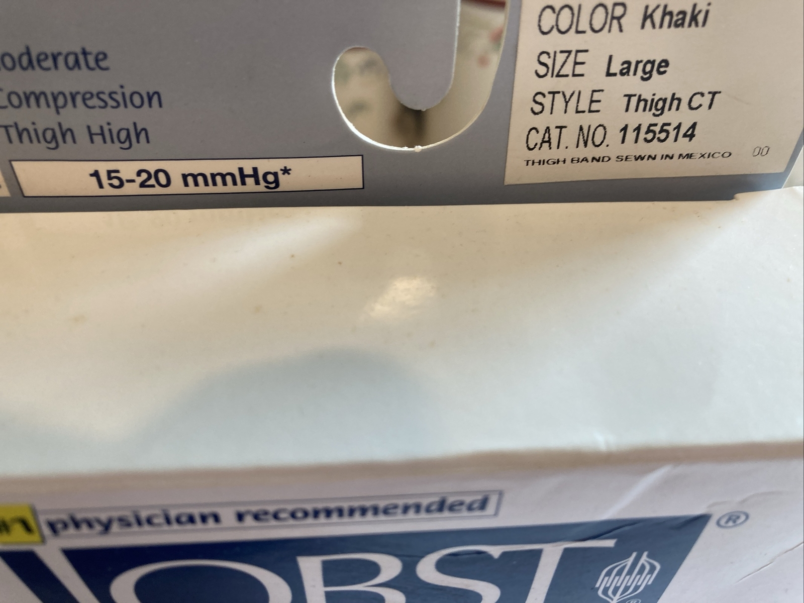 JOBST RELIEF COMPRESSION THIGH STOCKINGS 15-20 mmhg Supports