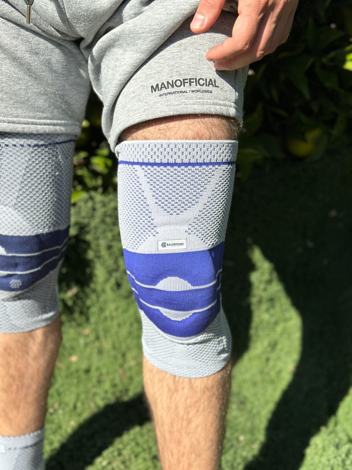 Bauerfeind GenuTrain Size 6 Knee Joint Brace Patella Support Meniscus Sleeve ACL