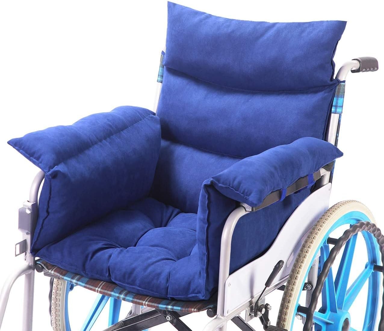 Wheelchair Cushions，Pressure Pain Relief Accessories with Medium, Blue