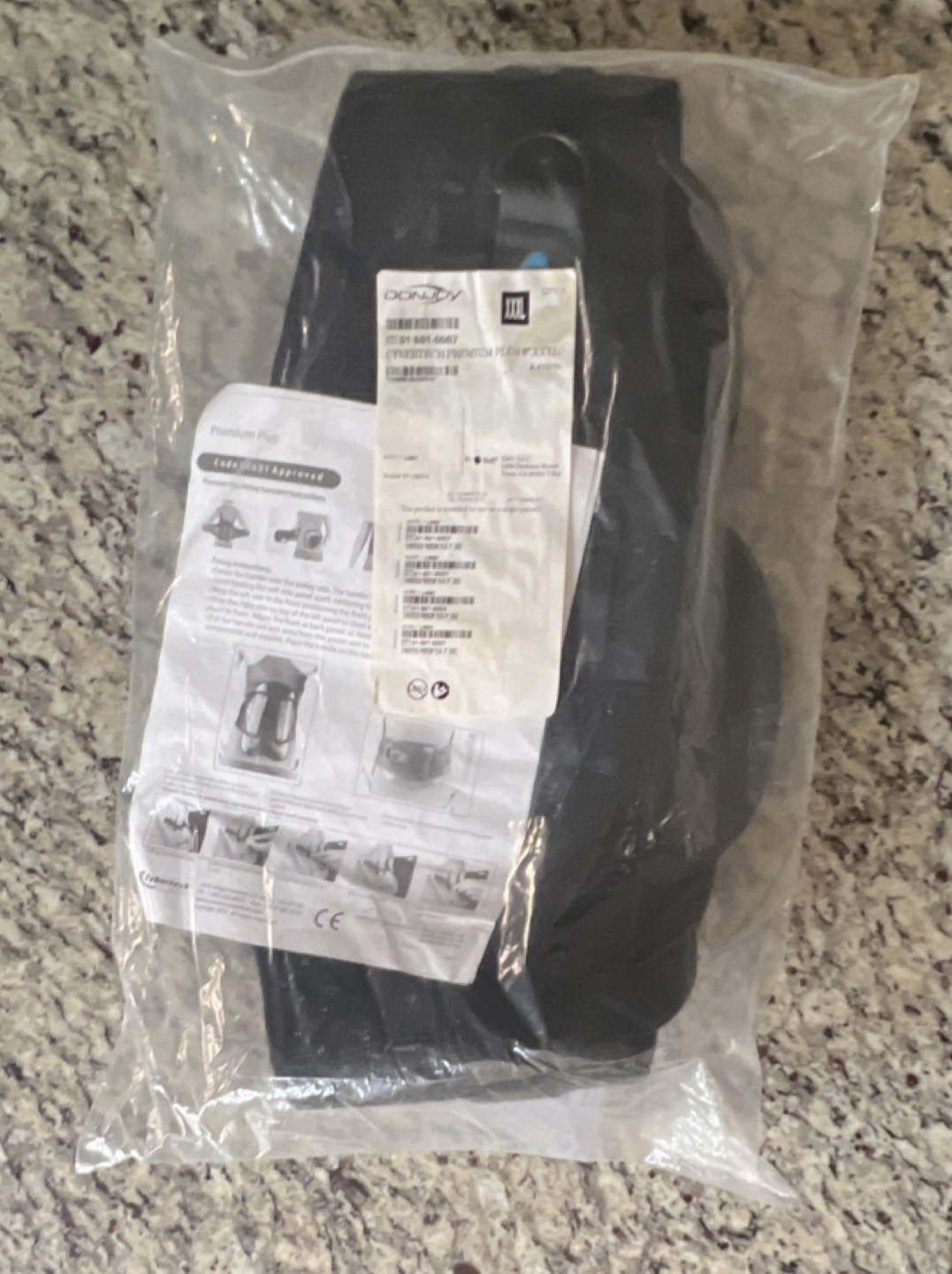 DonJoy Cybertech Premium Plus LSO Back Brace SIZE: XXXL