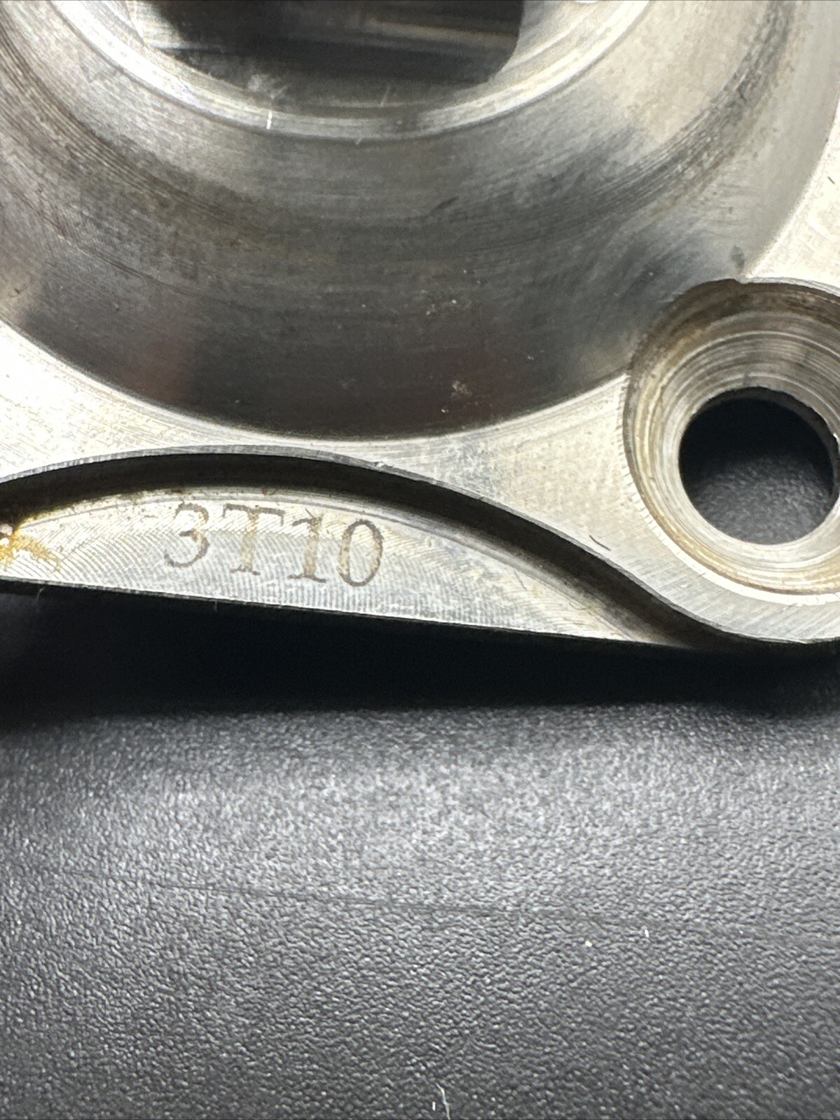 Medex 4 Hole Prosthetic Plate. Titanium.