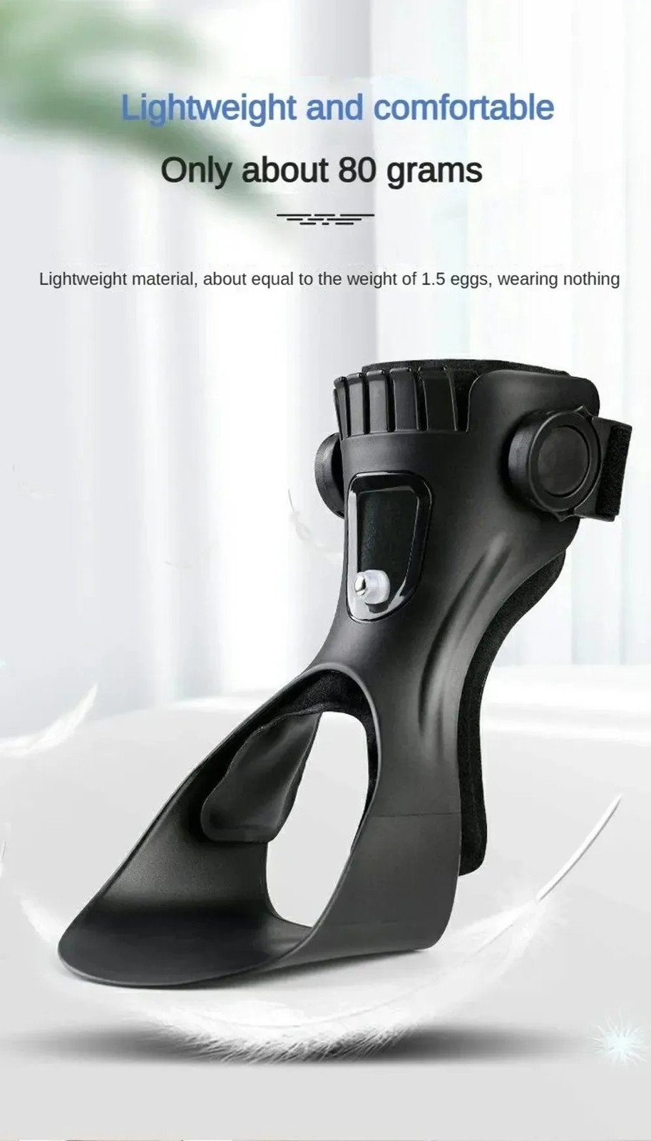 Lightweight Foot Drop Brace Invisible Adjustable Buckle Ankle Brace Support