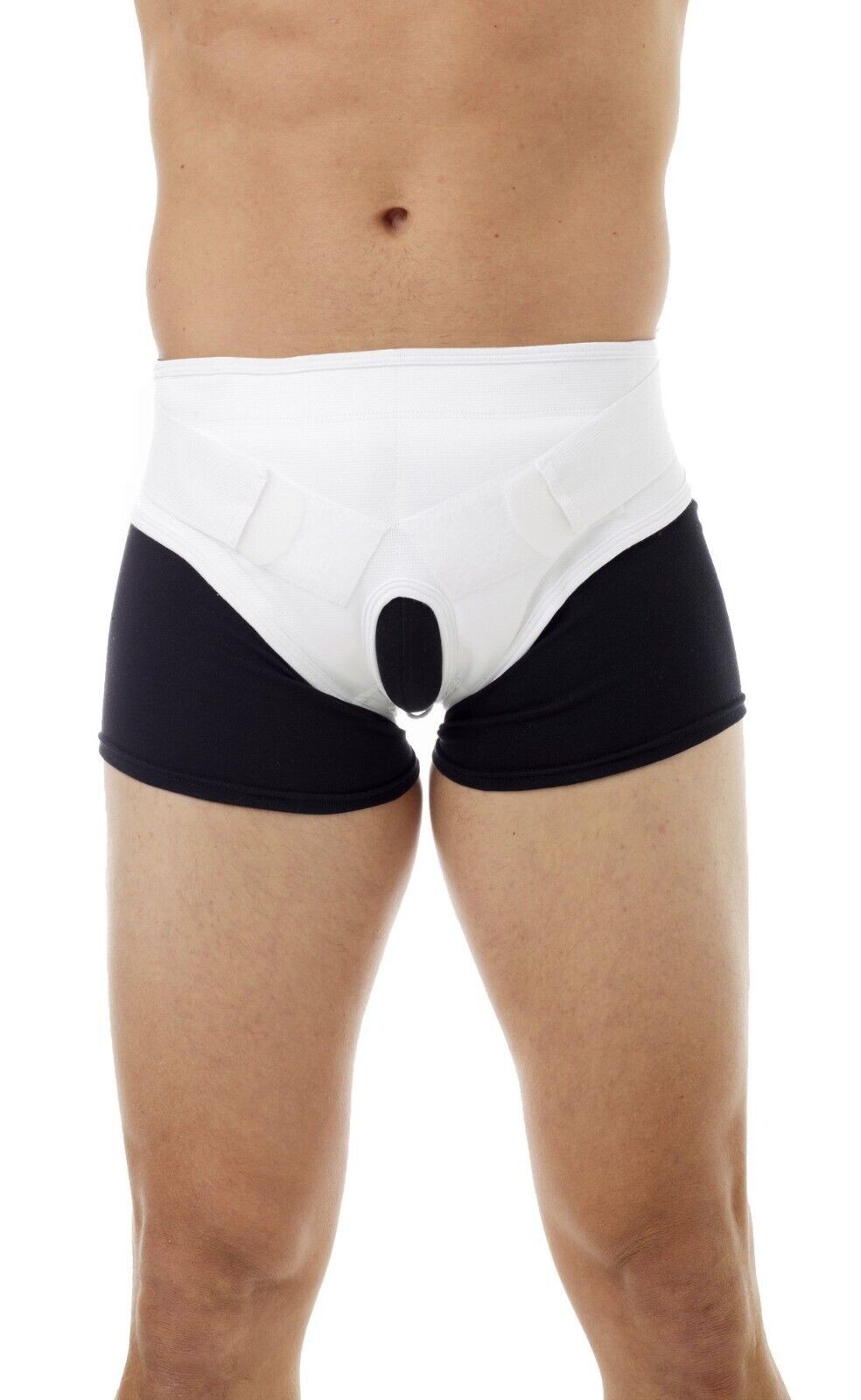 V CARE Hernia Support Belt Double Truss Brace Pad Adjustable Elastic