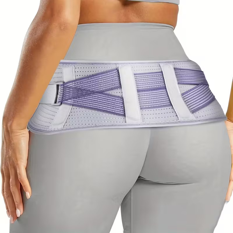 Sacroiliac Belt Ergonomic Lower Back & Hip Support Breathable
