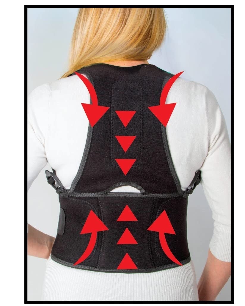 Posture Corrector for Men & Women | Adjustable Upper Back Brace | Provides Ne…