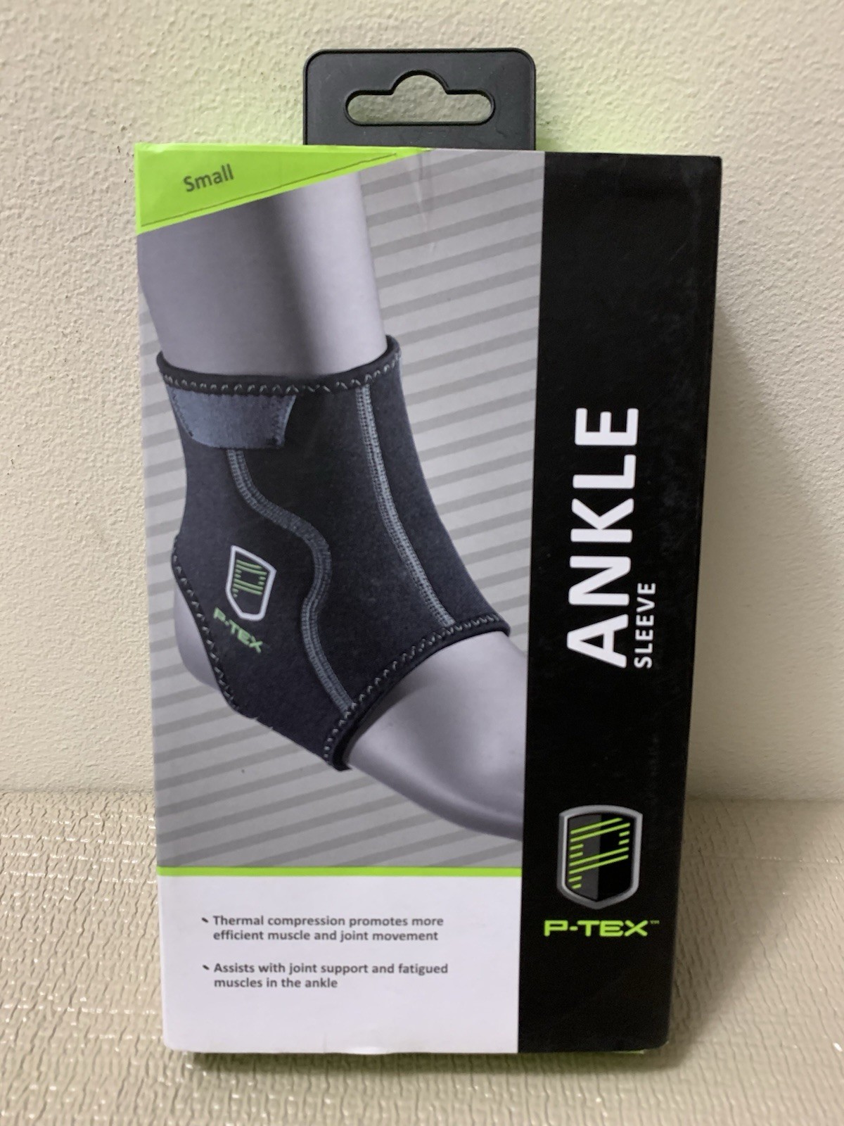 P-TEX ** ANKLE SLEEVE ** ” P-TEXA100** BLACK ADULT SMALL **NEW**