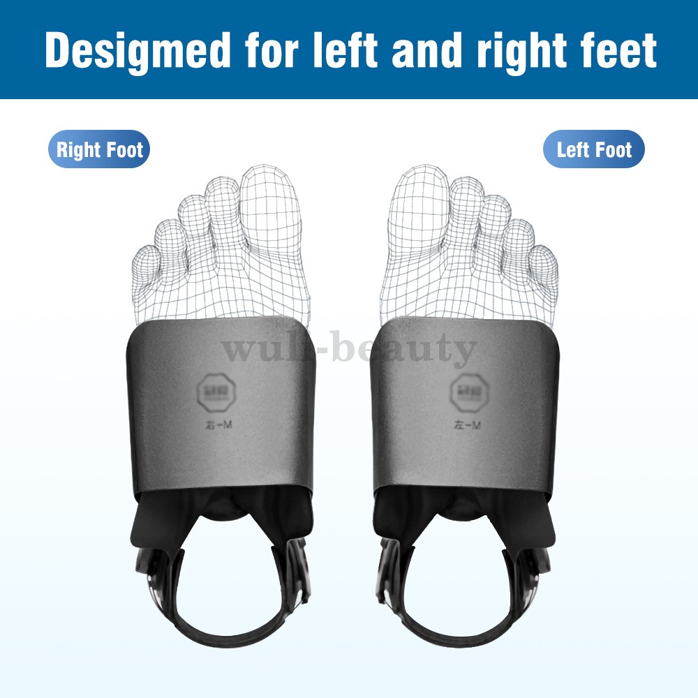 Adjustable AFO Foot Drop Brace with Dial Knob & Air Cushion Ankle Support