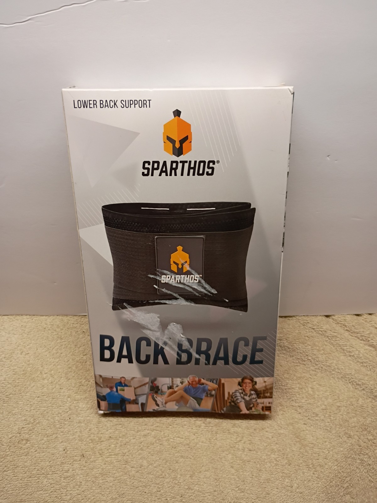 Sparthos Back Brace for Lower Back Pain – Immediate Relief from Sciatica XXL