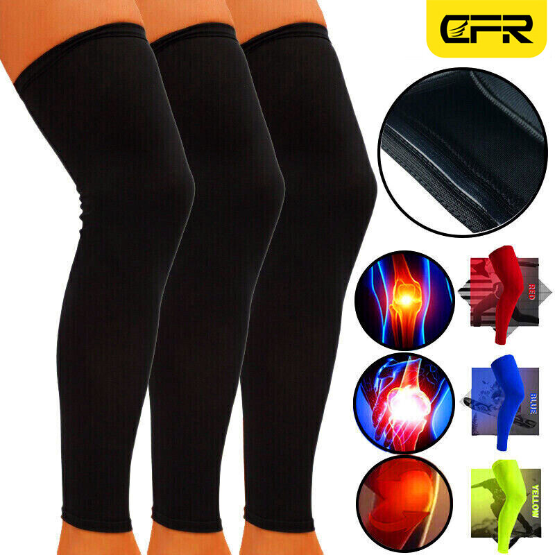 Compression Leg Knee Sleeve Support Brace Long Socks Sport Pain Relief Men Women