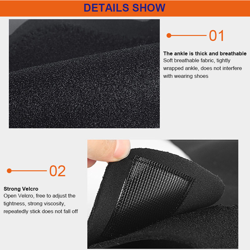 Ankle Brace Compression Support Sleeve Swelling Achilles Tendon Joint Pain Wrap@