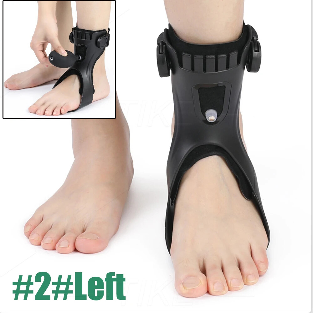 Adjustable Foot Droop Splint Brace Orthosis Ankle Varus & Valgus Fixed Strips US