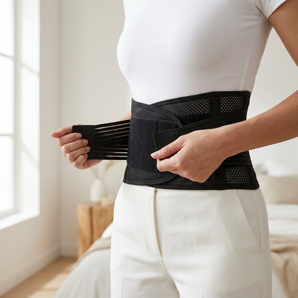Adjustable Lower Back Brace Official Lumbar Support Waist Belt Men Women Comfort