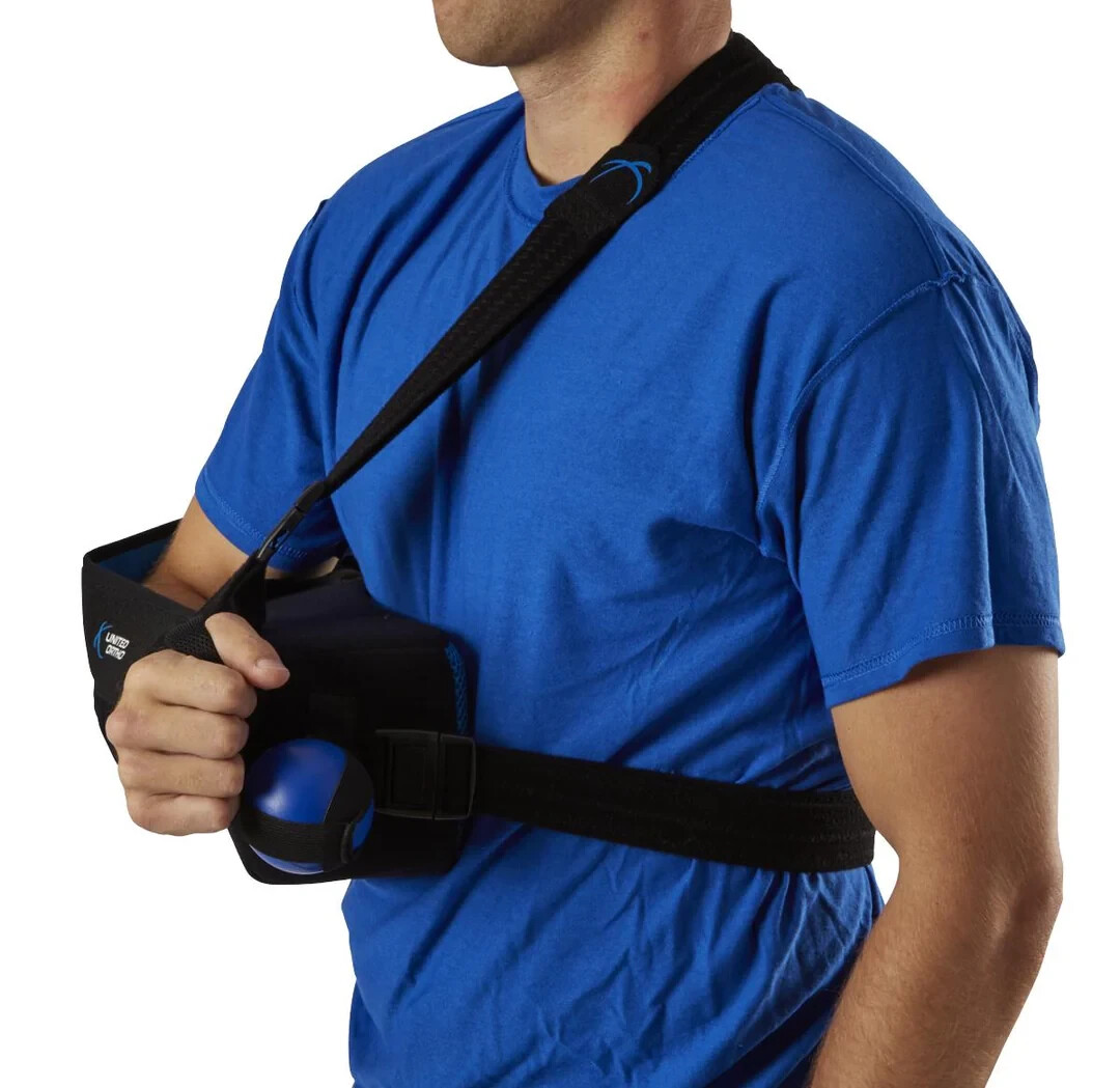 Medline Deluxe Shoulder Immobilizerwith Abduction Pillow, Medium, ORT16310M