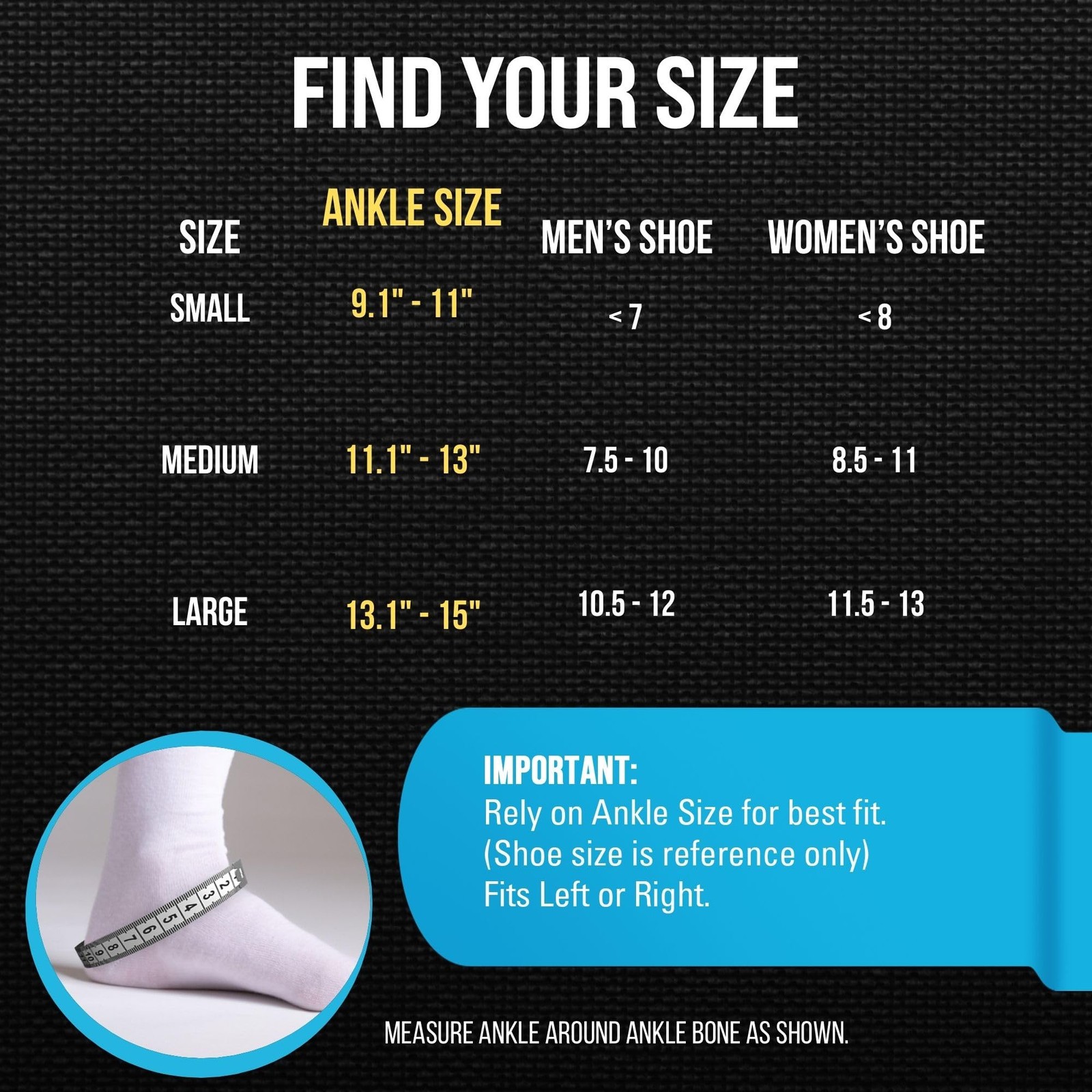Ankle Brace for Women & Men – Lace Up Adjustable Support with Side Stabilizer…